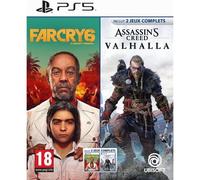 Ubisoft Compilation jeux vidéo Assassin's Creed Valhalla + Far Cry 6 Édition Standard PS5