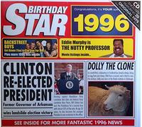 Compilation - Cadeaux d'anniversaire de 1996 - 1996 Chart Hits CD et 1996 Birthday Card