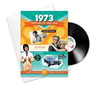 Compilation - Cadeaux d'anniversaire ou d'anniversaire en 1973 - 1973 Carte 4-en-1, CD, cadeau et téléchargement pour hommes et femmes