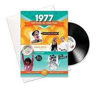Compilation - Cadeaux d'anniversaires ou anniversaires de 1977 - 1977 Carte et cadeau 4-en-1 - Histoire de votre année, CD, Téléchargement de musique