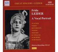 Frida Leider – Airs d'opéras (Enregistrements 1921–1943) – NAXOS
