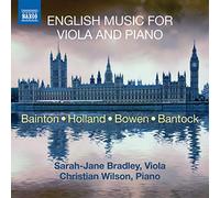 Sarah-Jane Bradley – Musique anglaise pour alto et piano – CD – Import (NAXOS)