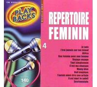 Compilation - Play-Backs Vol. 140 - Répertoire Feminin Vol.4