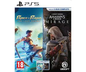Compilation PS5 Ubisoft Prince of Persia The Lost Crown + Assassin's Creed Mirage Edition Standard Noir