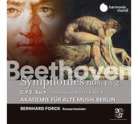 Symphonies Numéros 1 et 2 Ludwig Van Beethoven (Compositeur), Jean-Sébastien Bach (Compositeur), Akademie für Alte Musik Berlin (Interprète), Bernhard Forck (Chef d'orchestre) https://www.fnac.com/a14864814/Ludwig-Van-Beethoven-Symphonies-Numeros-1-et-2-CD-album?oref=a478ea90-9ee4-4946-dc61-3411239e7d08