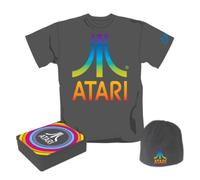 Compilation - T-Shirt Homme Gris foncé Atari "Atari" (Taille L)