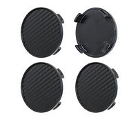 Complect de 4x 68mm CARBON Centres de Roue Caches Moyeu Jante Capuchons Enjoliveurs