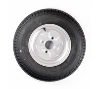 compleet wiel 145/80 R10 bande + velg (4 x 100) 4PR 375 kg