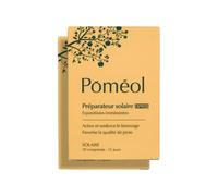 Complément Activateur Express bronzage ǀ Complément alimentaire pour teint halé ǀ 4 pigments, beta carotene, Vitamines A, C, E et D3, Cuivre, Astaxanthine | Sun Express | 30 jours ǀ POMÉOL