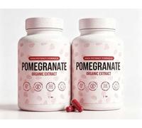 Complément alimentaire à base d'extrait de grenade bio, antioxydant et énergisant,2PCS