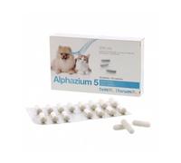 Complément alimentaire anti-stress - TVM - Alphazium 5 - 30 gélules - Chiens, Chats & NACs - Aide en cas de stress comportemental