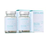 OMUM - Mon Coup de Pousse Complément Alimentaire - Pousse & renfort de la fibre capillaire, anti-chute - Compatible allaitement - 60 gélules pour 1 mois de cure