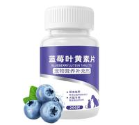 Complément alimentaire de soin des yeux | Complément pour soulager l'irritation oculaire | 200 pièces de collations à mâcher saines pour les soins de la vue chez les animaux domestiques | Soutien en