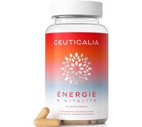 Complément Alimentaire Énergie et Vitalité - Boost Energie Anti Fatigue et Épuisement - Pour Adulte - Ginseng, Guarana, Maté, Acérola, Magnésium, Vitamines D et B - 60 Gélules - 30 Jours