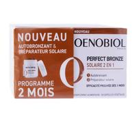 OENOBIOL PERFECT BRONZE SOLAIRE 2EN1 Autobronzant & Préparateur solaire 60 cps