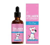 Complément alimentaire pour chiens - 60 ml - Gouttes de santé pour la peau et le pelage - Gouttes liquides - Pour le matin, le soir, les repas, en déplacement, à la maison, au