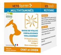 Complément Alimentaire - VETO FORM - SENIOR - 100g - Omega 3 - Vitamines B - Vitalité Chien