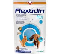 Complément Alimentaire - VETOQUINOL - Flexadin Plus - Moins de 10kg - 90 Bouchées - Anti-arthrose