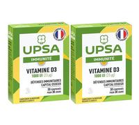 Complément alimentaire Vitamine UPSA Immunité D3 1000 UI (25 µg) - 30 comprimés Comprimé(S) 2x30 pc(s)