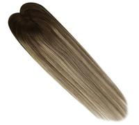 Complément capillaire 3 * 5 pouces en cheveux humains naturels, base mono, raie invisible, extension de cheveux Effet naturel et Volumineux(4-27-4,10 inch)