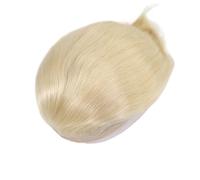 Complément Capillaire Homme Pour Calvitie 6 inch Men's Human Hair Toupee, 10x8 inch Mono Lace Base Hairpiece Replacement System Perruquest Hommes(613)