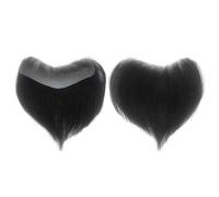 Complément Capillaire Homme Pour Calvitie Complément capillaire en cheveux humains style V for hommes, ligne frontale en polyuréthane, for les cheveux clairsemés Perruquest Hommes(4cm X 18cm)