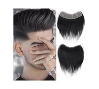 Complément Capillaire Homme Pour Calvitie Perruque synthétique for homme Toupet en V for homme Base de peau fine Postiche naturel for homme Système de remplacement de cheveux Prothèse capillaire for h