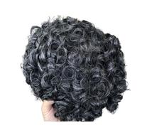 Complément Capillaire Homme Pour Calvitie Perruques de cheveux humains toupet for hommes toupet for hommes avec des unités de cheveux en dentelle suisse fine et douce 10mm vague hommes toupet cheveux