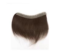 Complément Capillaire Homme Pour Calvitie Postiche en cheveux humains de 6 pouces for hommes, postiche frontal invisible sans couture, peau ultra fine, prothèse capillaire en PU for hommes Perruquest