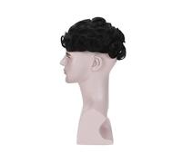 Complément Capillaire Homme Pour Calvitie Postiche en PU de 0,1 mm for homme, perruque en cheveux humains, prothèse capillaire, perruques naturelles de 15 cm, système de remplacement for homme Perruqu