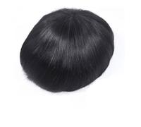 Complément Capillaire Homme Pour Calvitie Postiche en PU for hommes, système de remplacement capillaire en cheveux humains, base Q6, postiche en dentelle Perruquest Hommes(7x9)