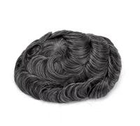 Complément Capillaire Homme Pour Calvitie Toupet for hommes Unités de cheveux for hommes 120% système de remplacement de cheveux humains résistant aux cheveux Lace Front, Mono Top EINPU périmètre Toup