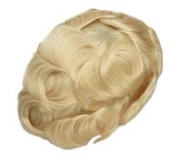 Complément Capillaire Homme Pour Calvitie Unités Toupee Prothèse capillaire masculine Australie Toupee for hommes Transparent Pu & Swiss Lace Perruque masculine Cheveux humains naturels Cheveux for ho