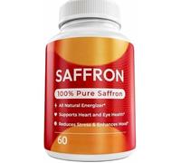 Complément de safran pour hommes et femmes, soutient l'énergie émotionnelle et améliore l'humeur.,1pc