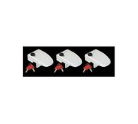 Complement de serrure Safe Door FIAMMA Coloris - Blanc, Composition - Lot de 3, Modele - Safe door Frame