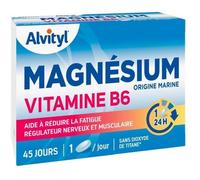 Complement Mineraux Alvityl Magnésium + Vitamine B6 - Origine Marine - Aide À Réduire La Fatigue - D&egrave588