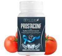 Complément Naturel pour la Prostate avec Ortie, Palmier Nain et Pygeum - Confort Urinaire Homme, Hypertrophie Bénigne - Prostaconf 45 Gélules