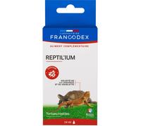 Complément nutritionnel - FRANCODEX - Reptil'ium 24 ml - Solidité carapace - Minéraux essentiels - Tortue