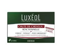 Compléments alimentaires chute de cheveux réactionnelle cure 3 mois Luxéol 90 gélules