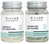 Compléments Alimentaires Duo Nutrition Capillaire D-Lab Nutricosmetics 1 mois