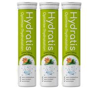 Compléments alimentaires - Hydratis Lot 3 Tubes de 20 Pastilles Effervescentes (Arôme : Citron Gingembre)