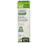 Compléments Alimentaires - Santé Verte Vitamine D3 2000ui Végétale Spray 20 Ml