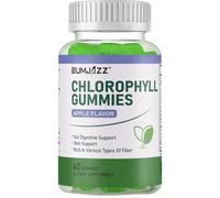 Compléments de Chlorophylle - 60 Gommes - 400mg - Pour la Digestion et la Santé Intestinale