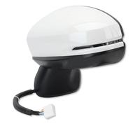 Complet Extérieur Retroviseur Rétroviseurs Extérieurs Complets Pour Jazz MK4 2014 2015 2016 2017 2018 2019 2020 Réglage Électrique, Fixation 5 Broches Miroir(Blanc,Gauche)