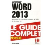 Complet poche word 2013 Marina Nicole Mathias (Auteur)