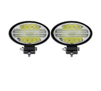 Complet rétroviseur Barre Lumineuse LED pour Camion Tout-Terrain Tracteur 4x4 5,5 Pouces Projecteur Voiture Feux Antibrouillard À Diode Phares LED 12-24 V Rétroviseur Électrique Bras(White 2PCS)