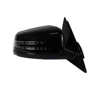 Complet Rétroviseur Rétroviseur Extérieur Latéral Pour Mercedes Pour Benz Classe E W212 E250 E300 E350 E400 E550 E63 Pour AMG 2010-2016(Black Right)