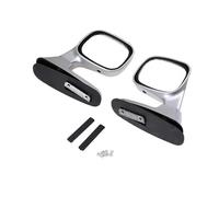 Complet Rétroviseur Rétroviseur Universel Pour Capot De Voiture, 2 Pièces, Noir, Argent, Blanc, Assemblage Extérieur Automobile, Rétroviseur Latéral Grand Angle Voiture Complet Retroviseur(Argent)