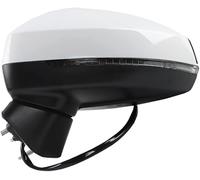 Complet Rétroviseur Rétroviseurs Complets Pour Audi A3 2014 2015 2016 2017 2018 2019 2020, Miroir Extérieur Gauche Droit Avec Apprêt Accessoires extérieurs automobiles,White-Left-6 Wire