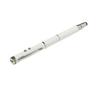 Complete 4 in 1 - Stylet / lampe torche / stylo à bille / pointeur laser - blanc